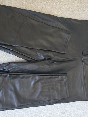 Women’s Black Faux Leather Leggings